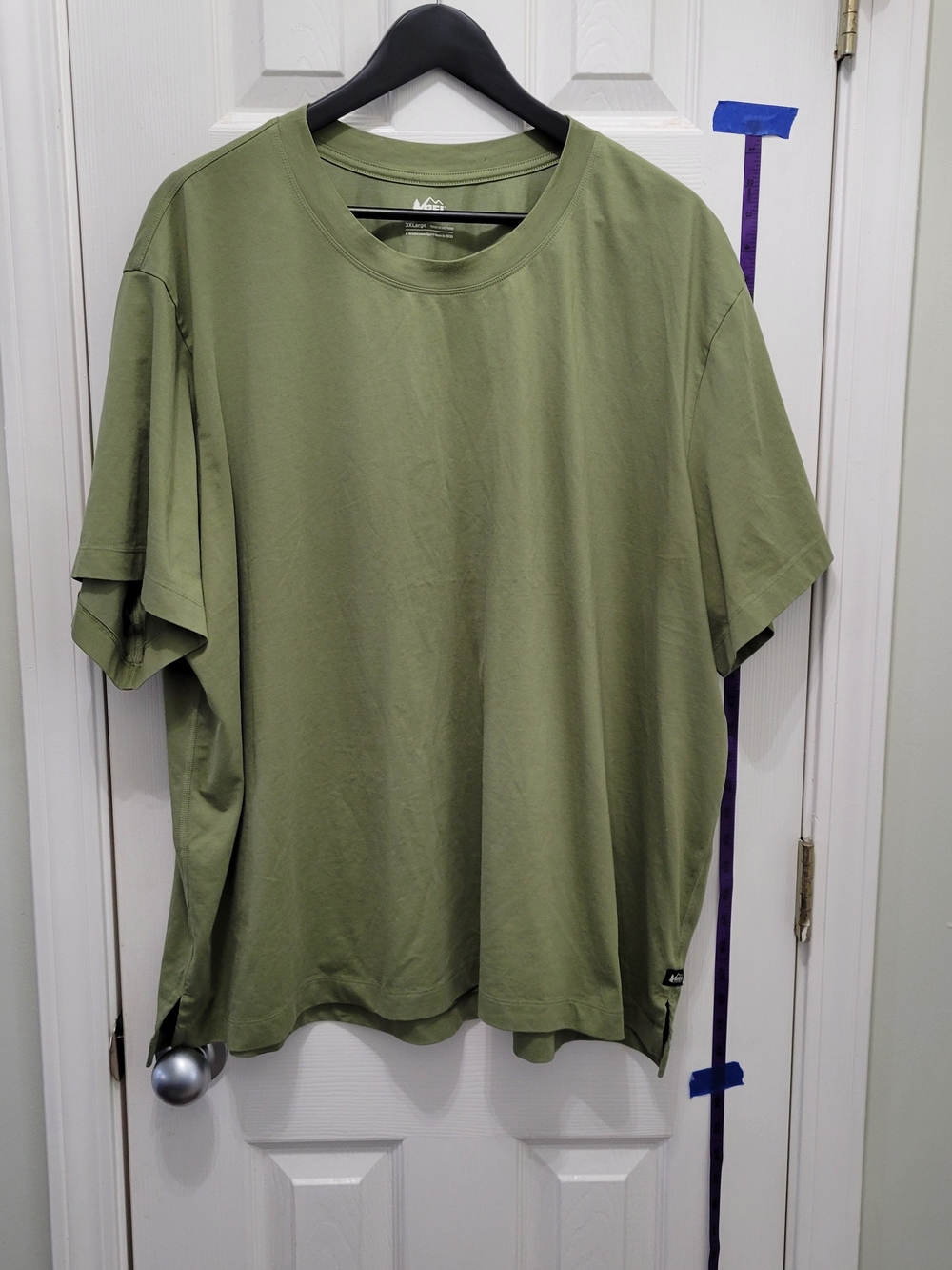 REI Men's Olive Short-Sleeve Crew Tee